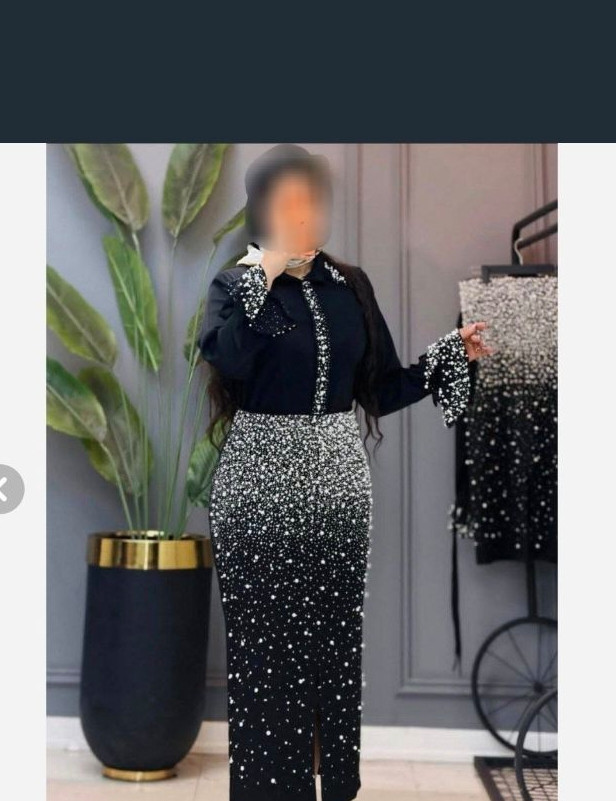 شومیز دامن فول نگین