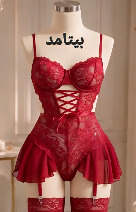 لباس خواب بادی فنردار و جوراب دار